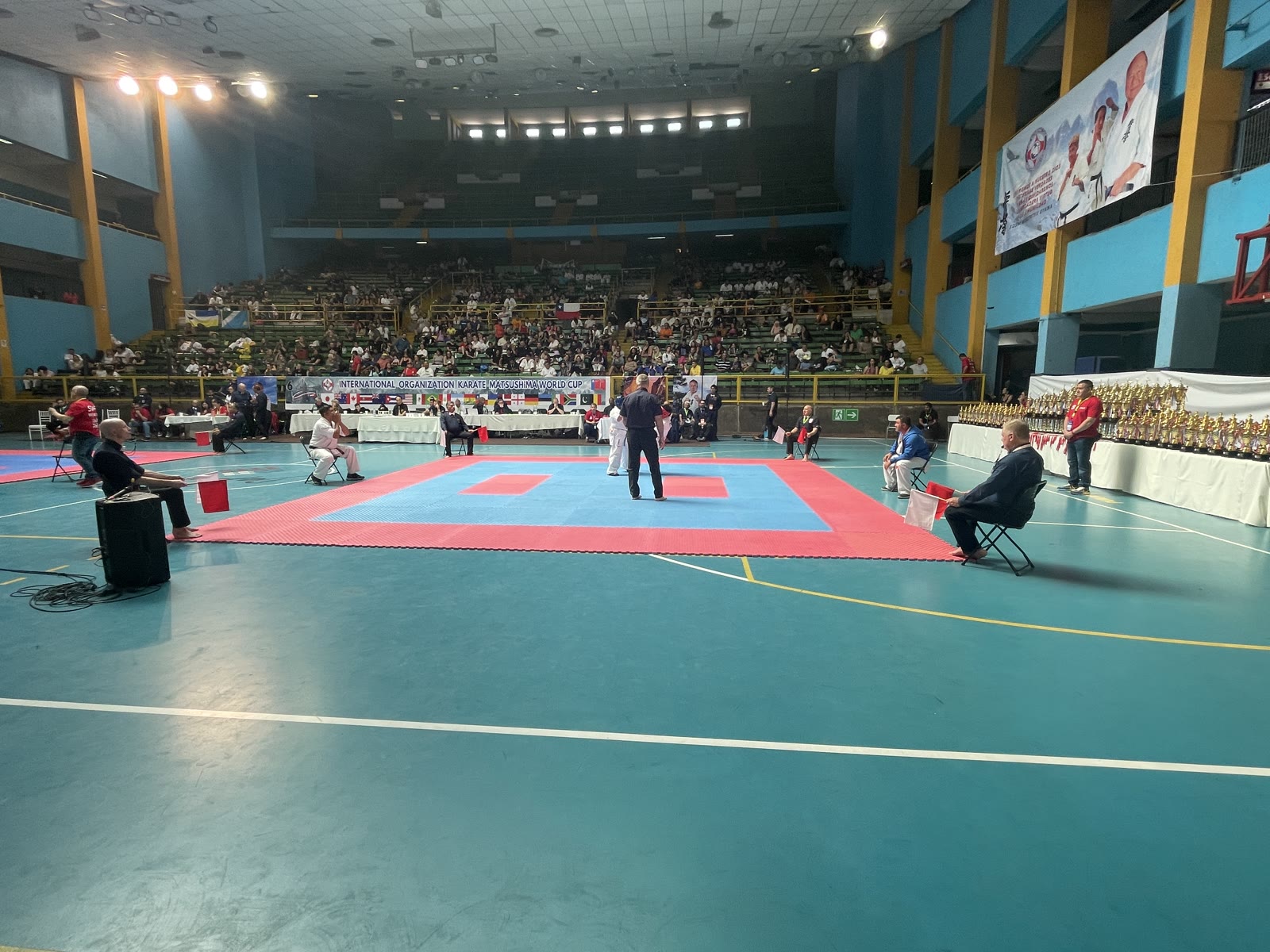 Competencia en el tatami del World Cup Chile 2023