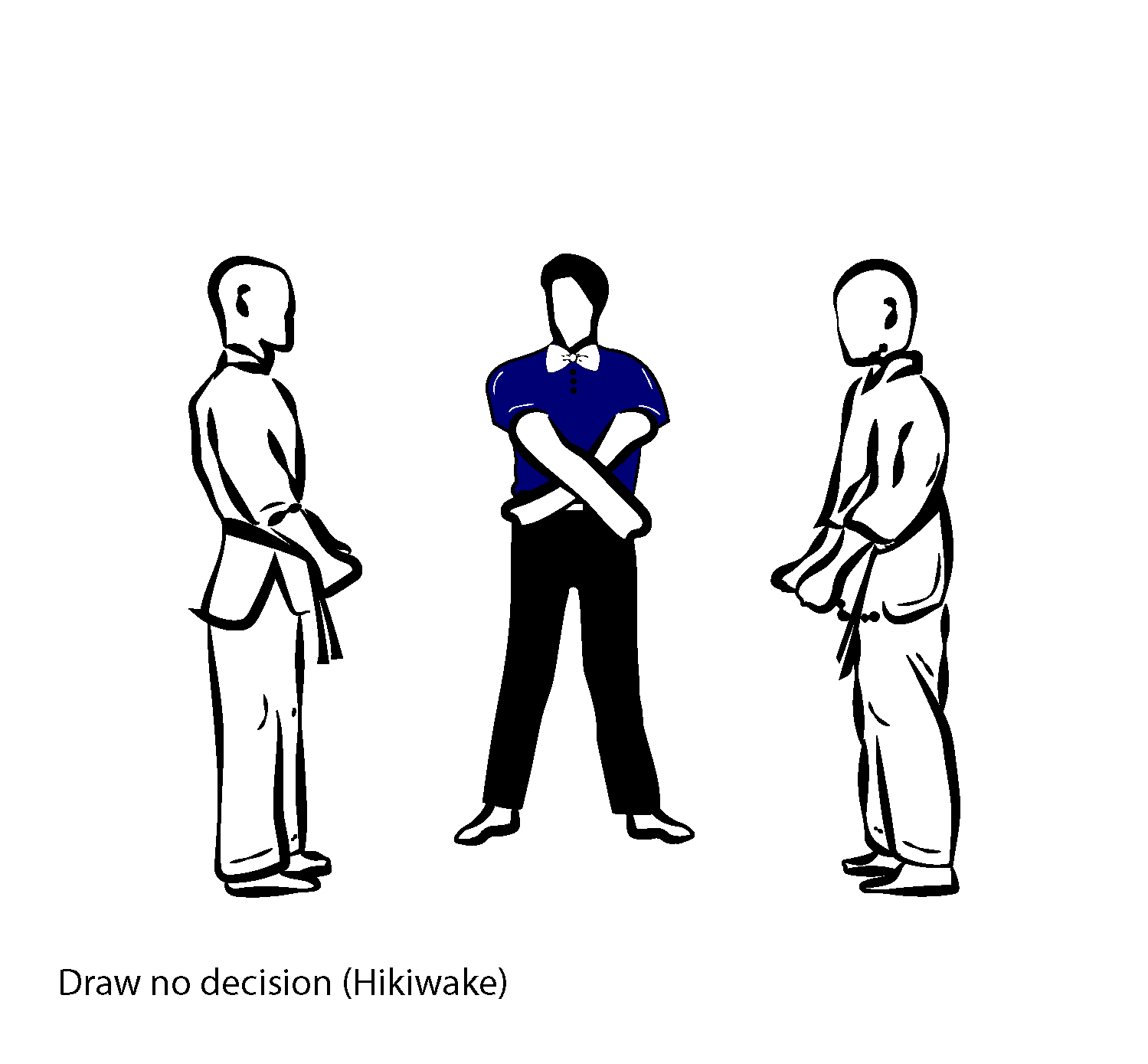 Señal arbitral de empate